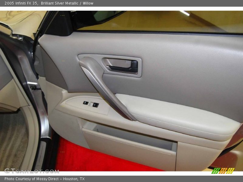 Brilliant Silver Metallic / Willow 2005 Infiniti FX 35