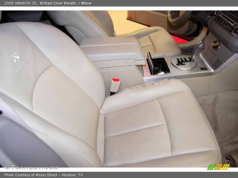 Brilliant Silver Metallic / Willow 2005 Infiniti FX 35