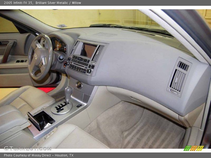 Brilliant Silver Metallic / Willow 2005 Infiniti FX 35