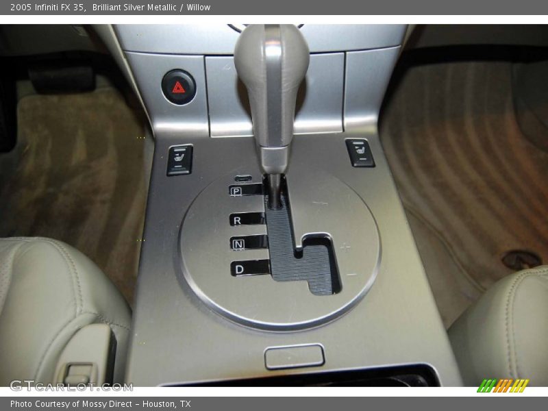 Brilliant Silver Metallic / Willow 2005 Infiniti FX 35