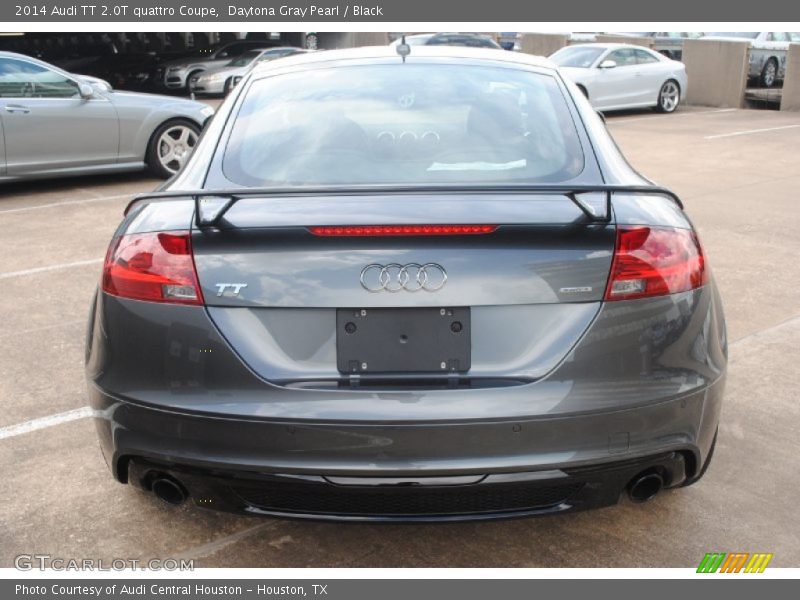 Daytona Gray Pearl / Black 2014 Audi TT 2.0T quattro Coupe