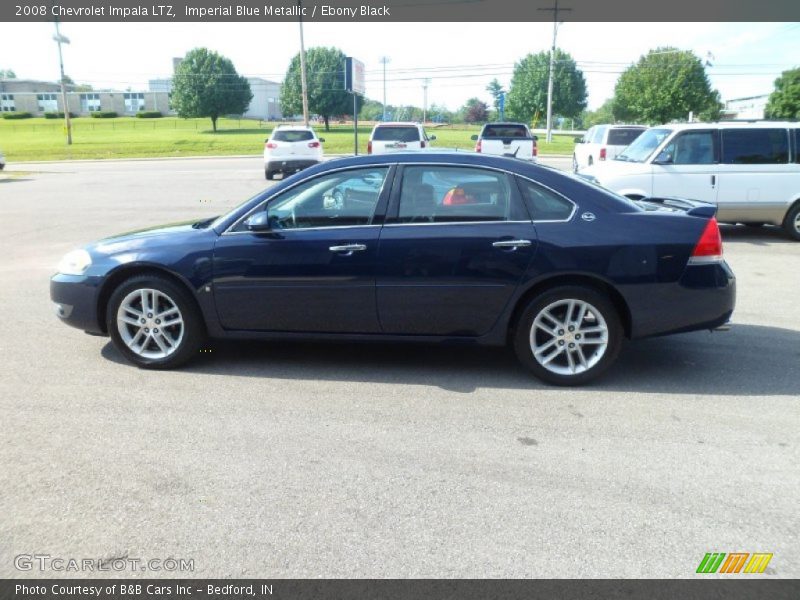Imperial Blue Metallic / Ebony Black 2008 Chevrolet Impala LTZ