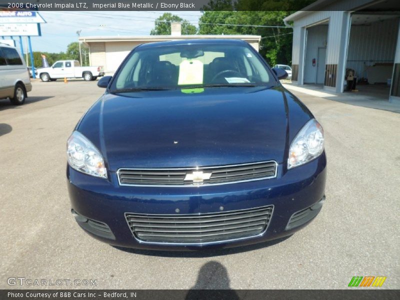 Imperial Blue Metallic / Ebony Black 2008 Chevrolet Impala LTZ