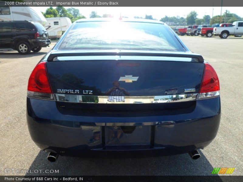 Imperial Blue Metallic / Ebony Black 2008 Chevrolet Impala LTZ