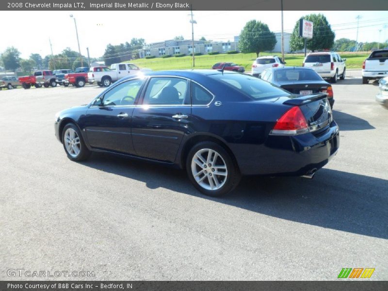 Imperial Blue Metallic / Ebony Black 2008 Chevrolet Impala LTZ