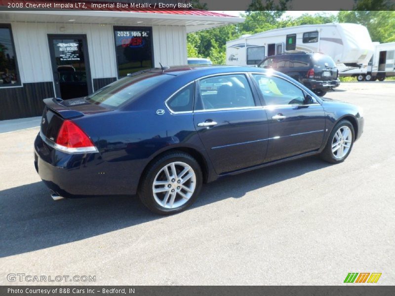 Imperial Blue Metallic / Ebony Black 2008 Chevrolet Impala LTZ