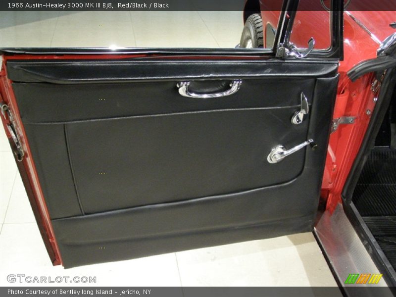1966 Austin Healey 3000 MKIII BJ8, Red/Black / Black, Inside Drivers Door - 1966 Austin-Healey 3000 MK III Bj8