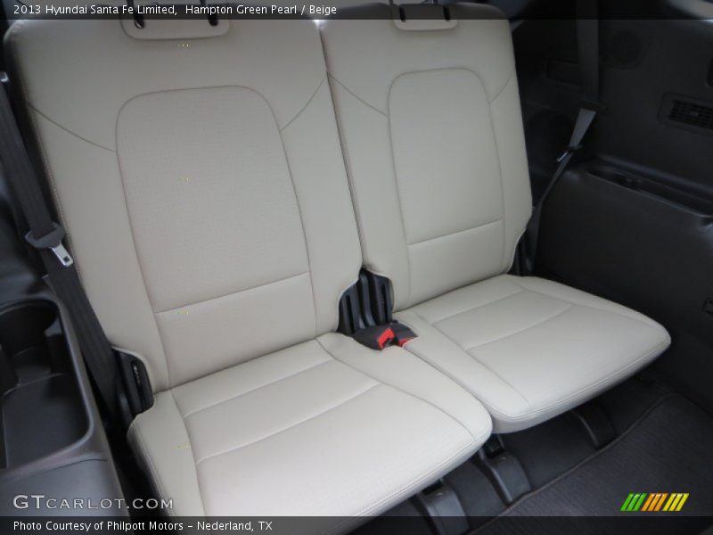 Hampton Green Pearl / Beige 2013 Hyundai Santa Fe Limited