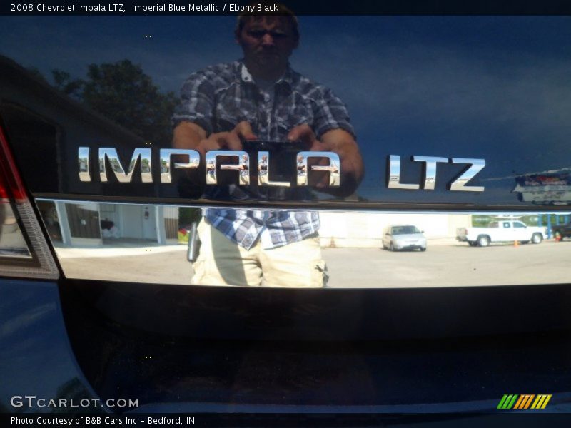 Imperial Blue Metallic / Ebony Black 2008 Chevrolet Impala LTZ