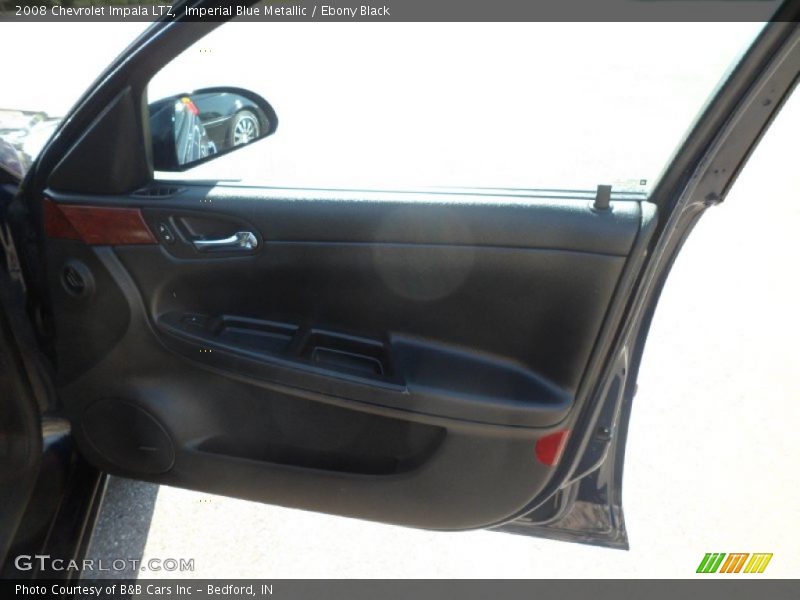 Imperial Blue Metallic / Ebony Black 2008 Chevrolet Impala LTZ