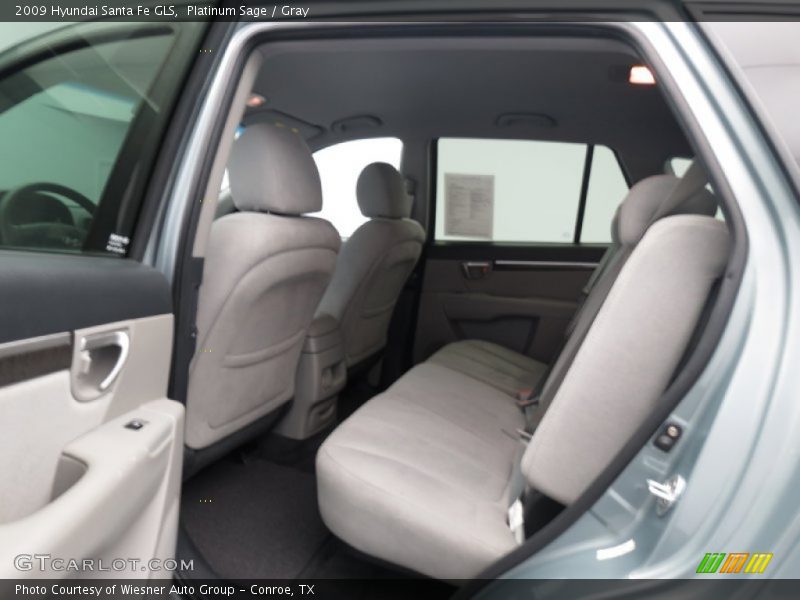 Platinum Sage / Gray 2009 Hyundai Santa Fe GLS