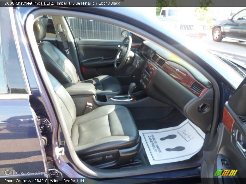 Imperial Blue Metallic / Ebony Black 2008 Chevrolet Impala LTZ