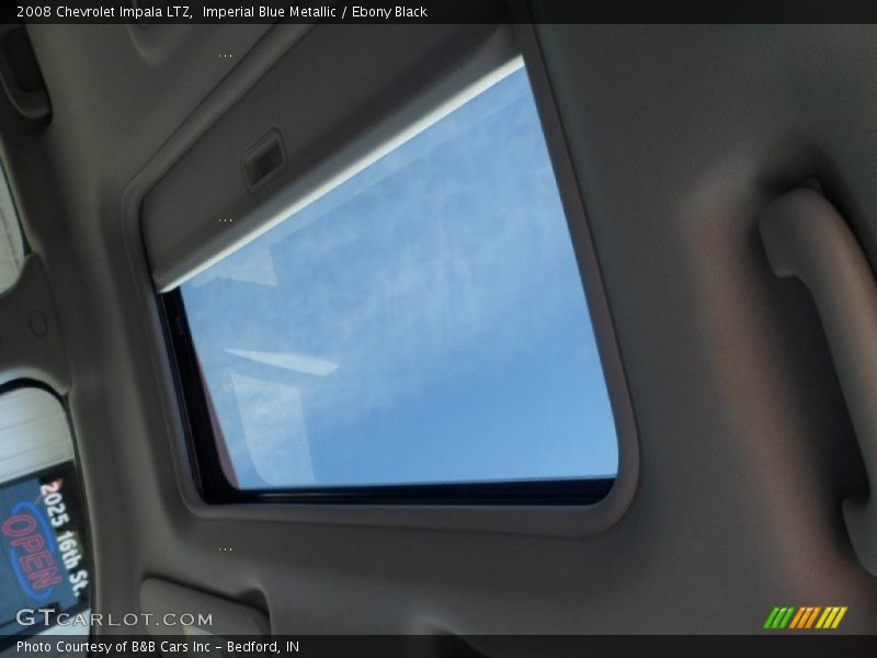 Imperial Blue Metallic / Ebony Black 2008 Chevrolet Impala LTZ