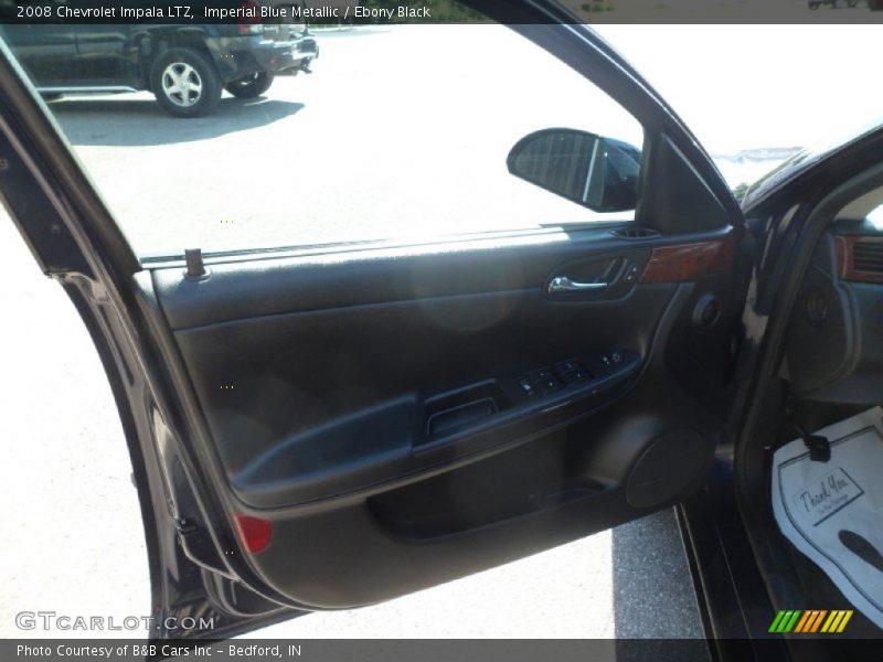 Imperial Blue Metallic / Ebony Black 2008 Chevrolet Impala LTZ