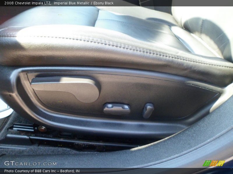Imperial Blue Metallic / Ebony Black 2008 Chevrolet Impala LTZ