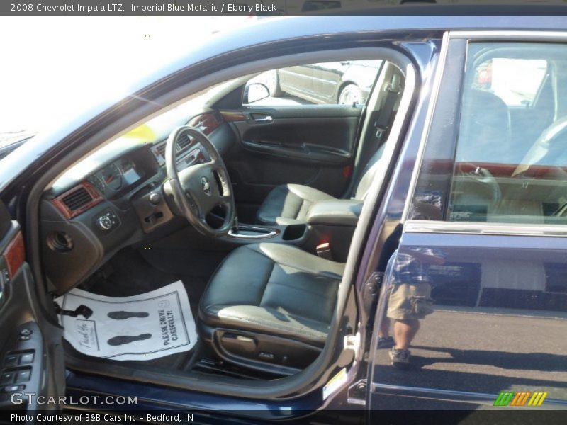 Imperial Blue Metallic / Ebony Black 2008 Chevrolet Impala LTZ