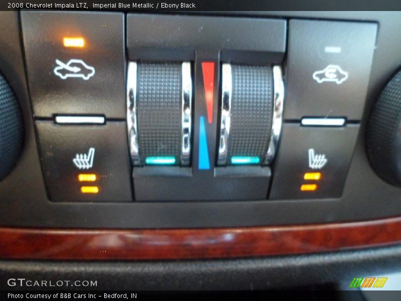 Imperial Blue Metallic / Ebony Black 2008 Chevrolet Impala LTZ