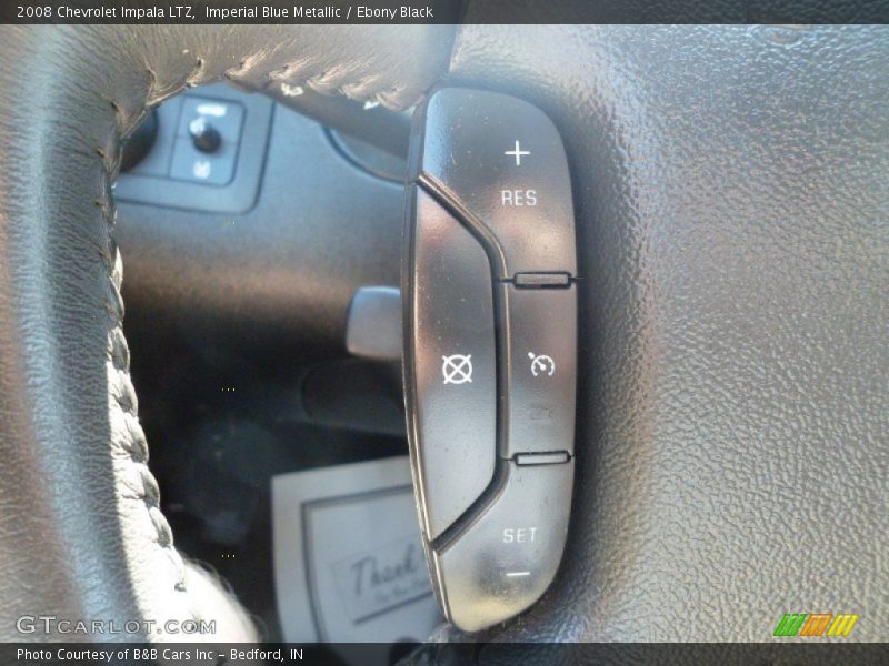 Imperial Blue Metallic / Ebony Black 2008 Chevrolet Impala LTZ