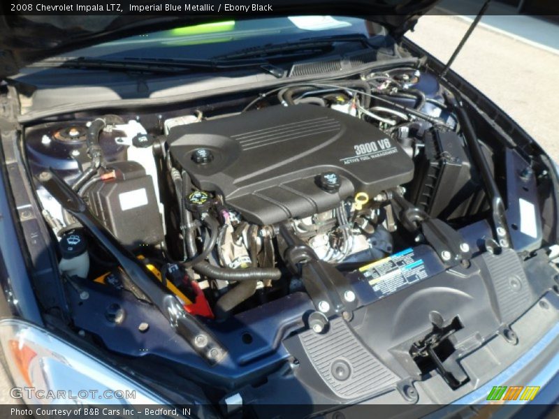 Imperial Blue Metallic / Ebony Black 2008 Chevrolet Impala LTZ