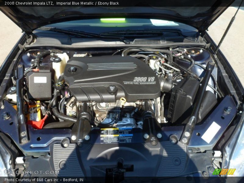 Imperial Blue Metallic / Ebony Black 2008 Chevrolet Impala LTZ