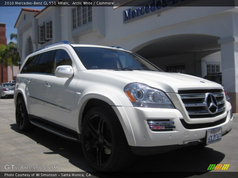 Arctic White / Cashmere 2010 Mercedes-Benz GL 550 4Matic