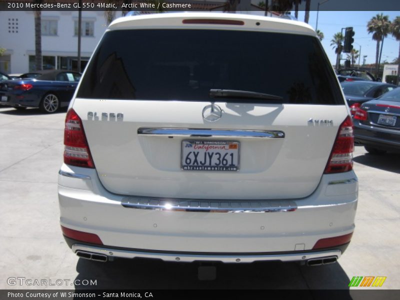 Arctic White / Cashmere 2010 Mercedes-Benz GL 550 4Matic