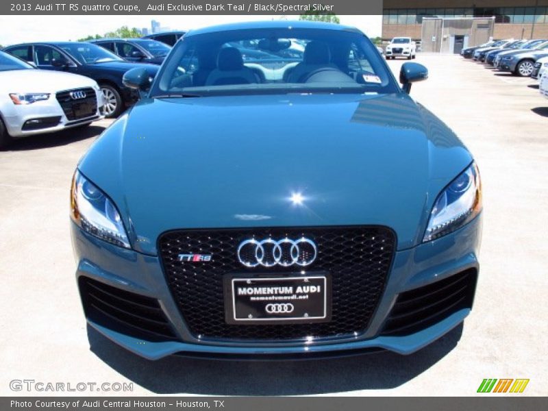 Audi Exclusive Dark Teal / Black/Spectral Silver 2013 Audi TT RS quattro Coupe