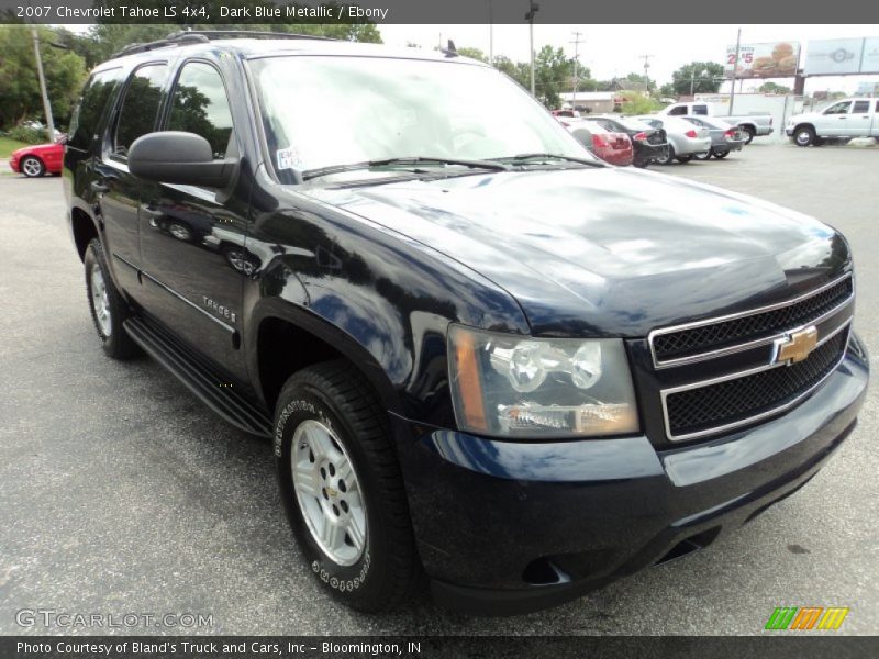 Dark Blue Metallic / Ebony 2007 Chevrolet Tahoe LS 4x4