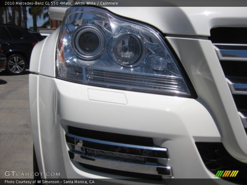 Arctic White / Cashmere 2010 Mercedes-Benz GL 550 4Matic