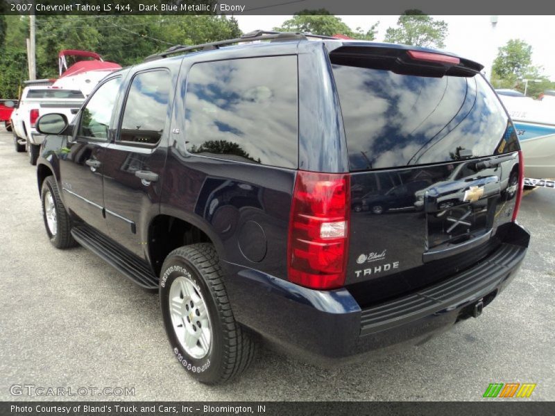 Dark Blue Metallic / Ebony 2007 Chevrolet Tahoe LS 4x4