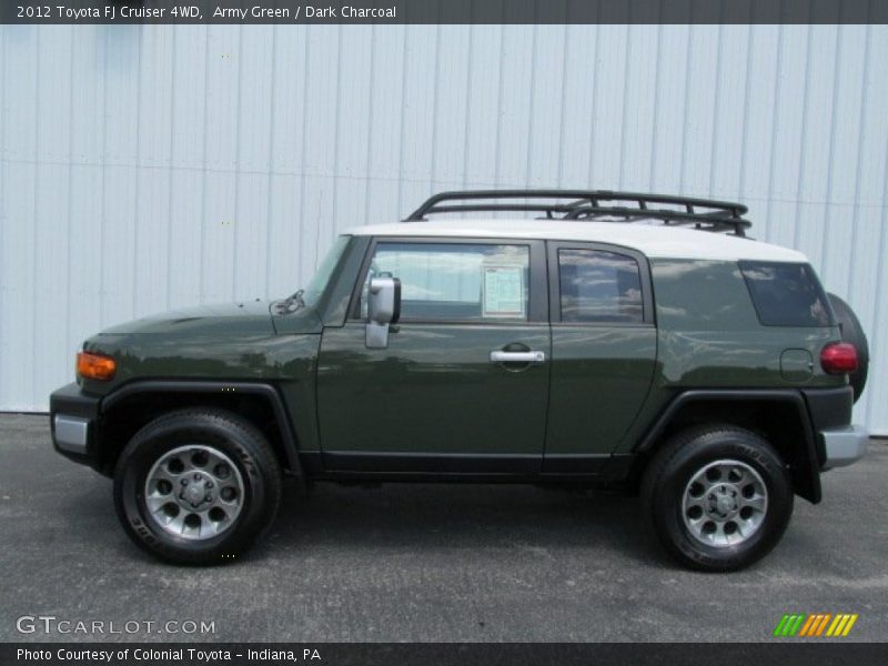 Army Green / Dark Charcoal 2012 Toyota FJ Cruiser 4WD