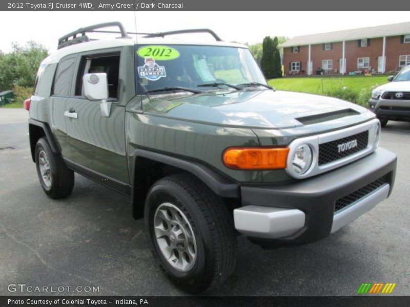 Army Green / Dark Charcoal 2012 Toyota FJ Cruiser 4WD