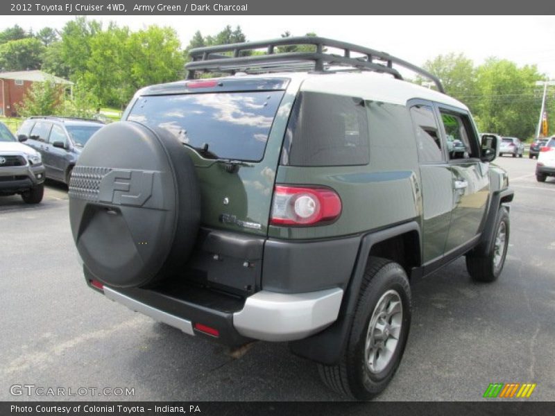 Army Green / Dark Charcoal 2012 Toyota FJ Cruiser 4WD