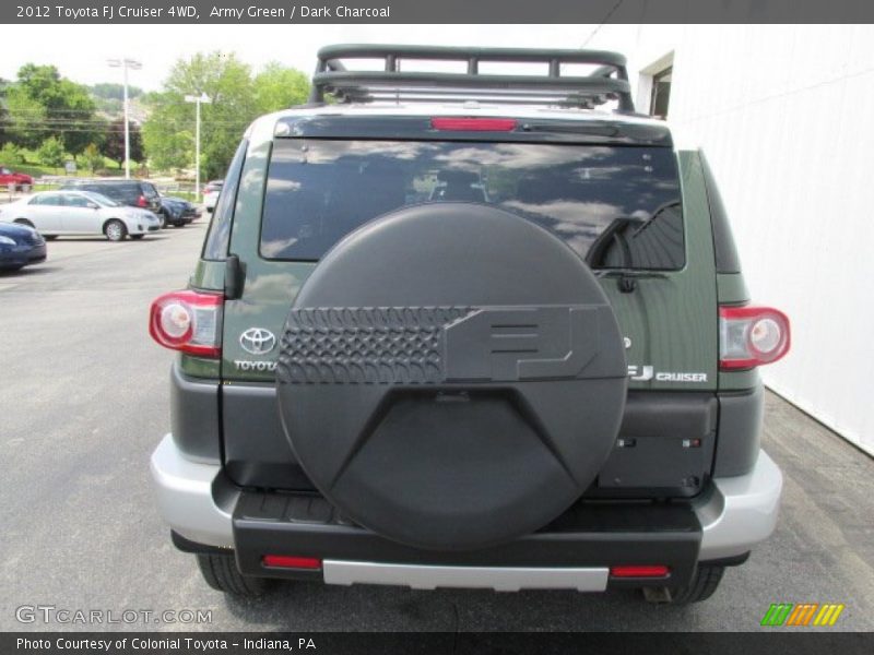 Army Green / Dark Charcoal 2012 Toyota FJ Cruiser 4WD