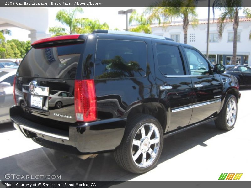 Black Raven / Ebony/Ebony 2009 Cadillac Escalade