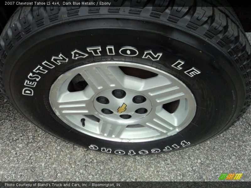 Dark Blue Metallic / Ebony 2007 Chevrolet Tahoe LS 4x4
