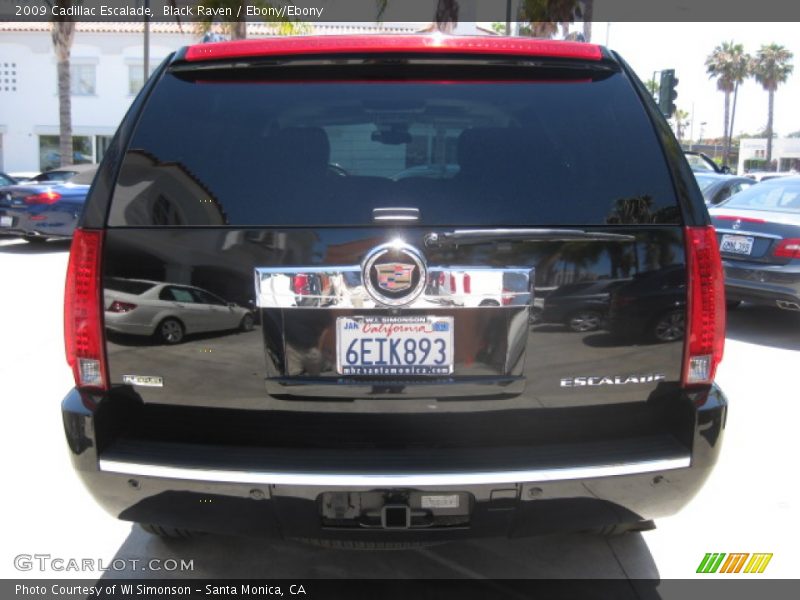 Black Raven / Ebony/Ebony 2009 Cadillac Escalade