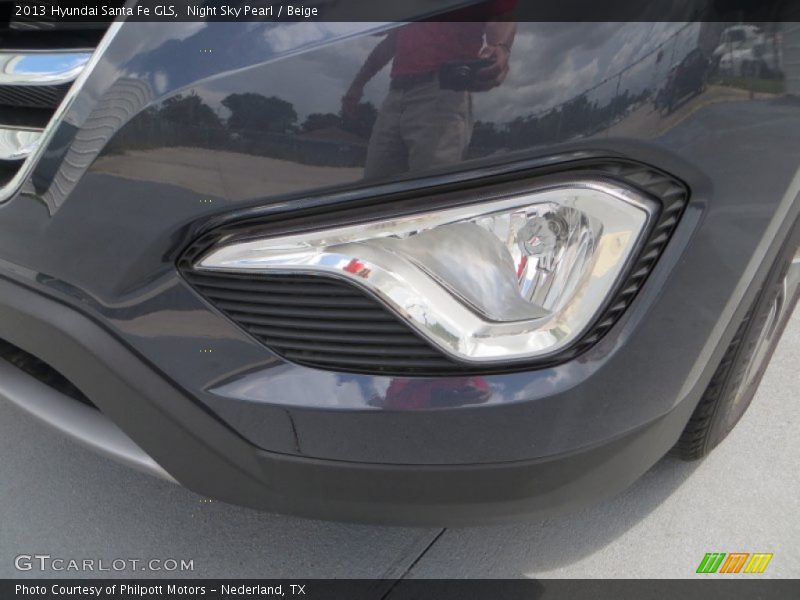 Night Sky Pearl / Beige 2013 Hyundai Santa Fe GLS
