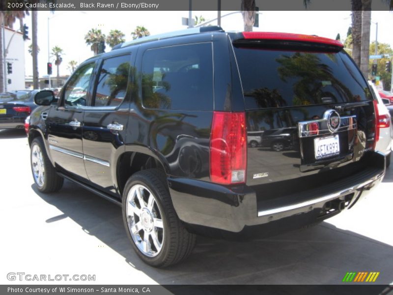 Black Raven / Ebony/Ebony 2009 Cadillac Escalade