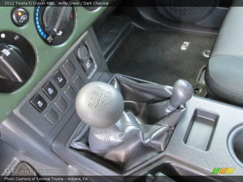 Army Green / Dark Charcoal 2012 Toyota FJ Cruiser 4WD