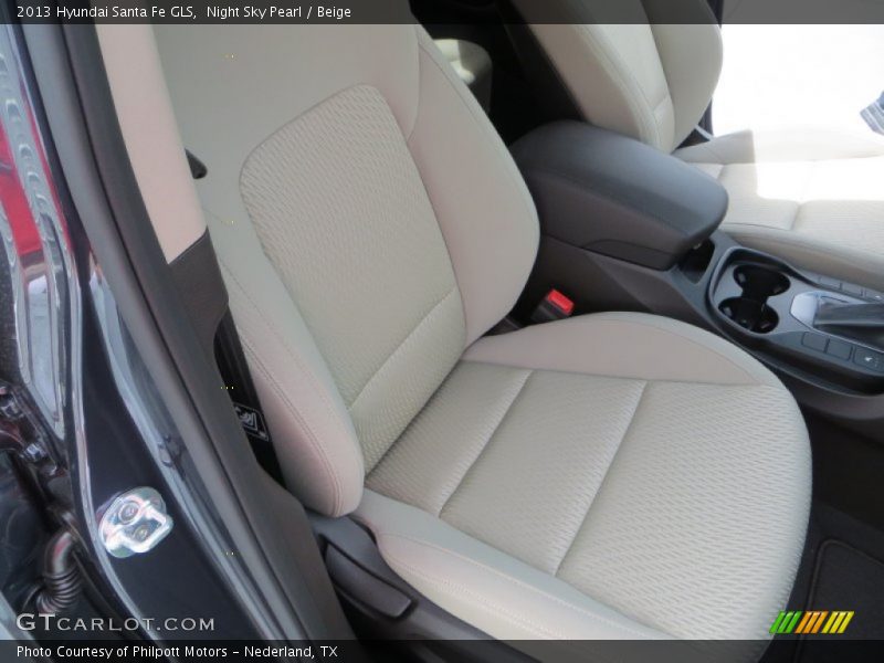 Night Sky Pearl / Beige 2013 Hyundai Santa Fe GLS
