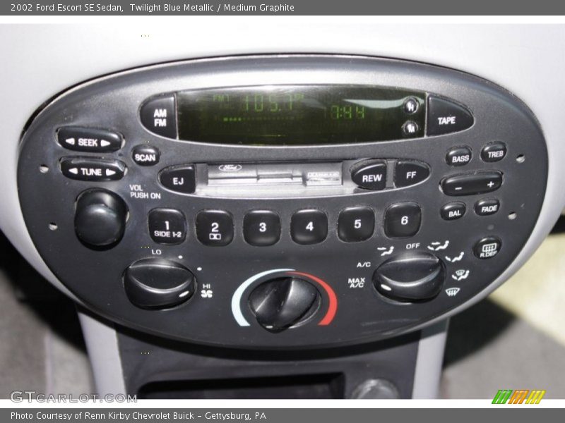 Twilight Blue Metallic / Medium Graphite 2002 Ford Escort SE Sedan