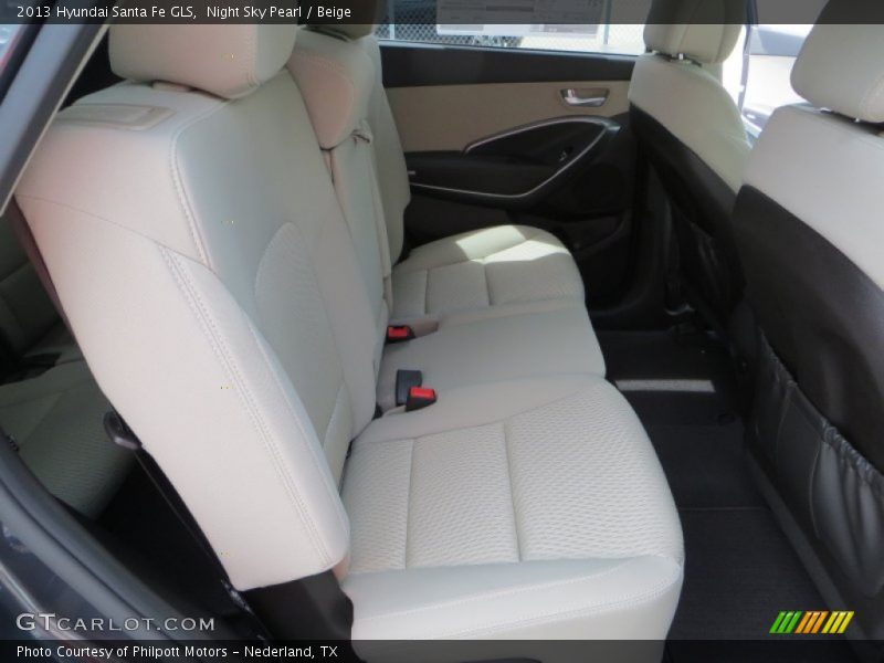 Night Sky Pearl / Beige 2013 Hyundai Santa Fe GLS