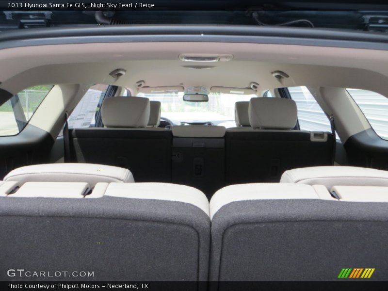 Night Sky Pearl / Beige 2013 Hyundai Santa Fe GLS