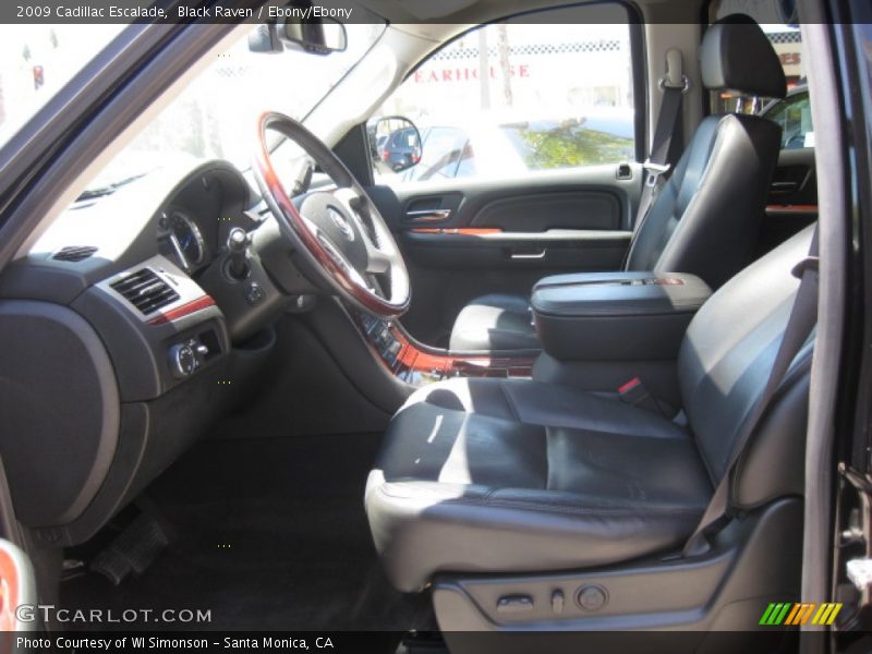 Black Raven / Ebony/Ebony 2009 Cadillac Escalade