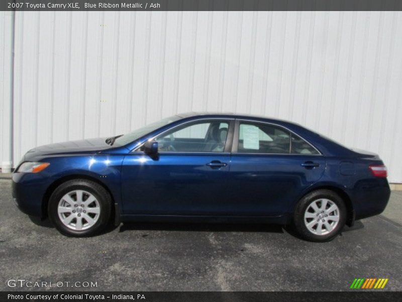 Blue Ribbon Metallic / Ash 2007 Toyota Camry XLE