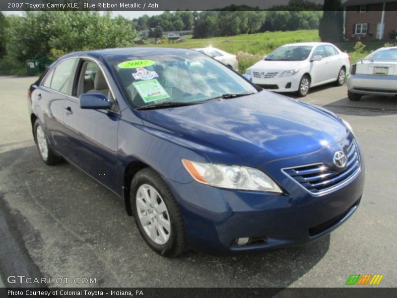 Blue Ribbon Metallic / Ash 2007 Toyota Camry XLE