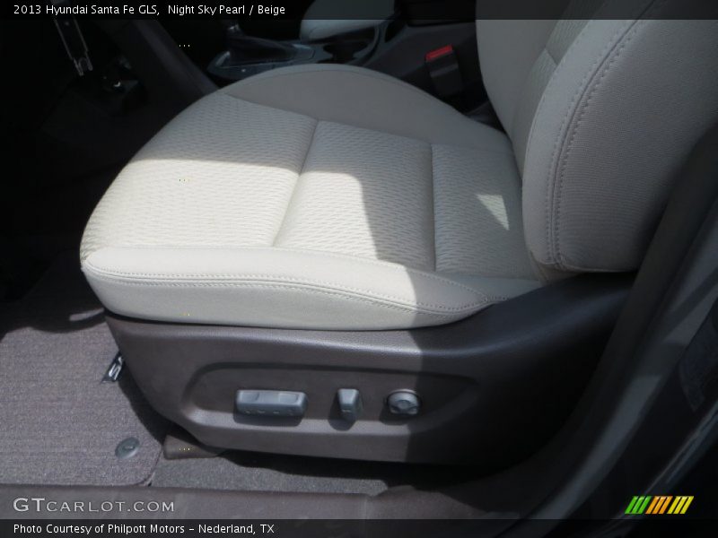 Night Sky Pearl / Beige 2013 Hyundai Santa Fe GLS