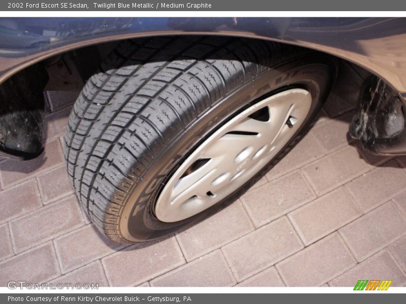 Twilight Blue Metallic / Medium Graphite 2002 Ford Escort SE Sedan