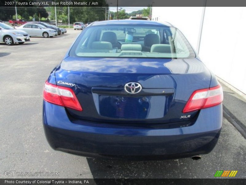 Blue Ribbon Metallic / Ash 2007 Toyota Camry XLE